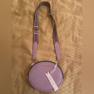 Marc Jacobs Purple Crossbody Bag with Structured Design